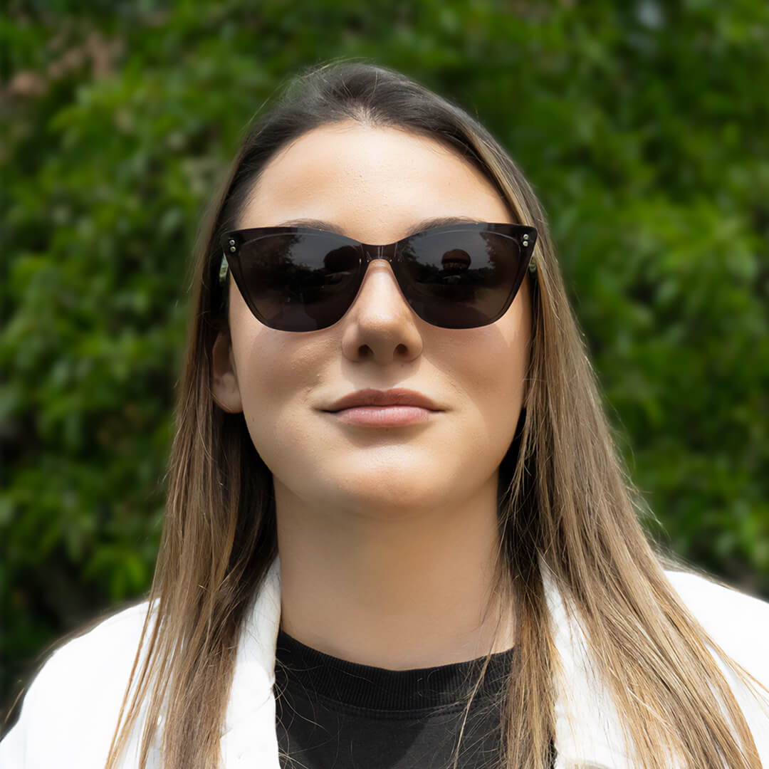 anteojos opticos agatados de mujer con clip de sol polarizado con sobrelente lentes con receta #color_verde