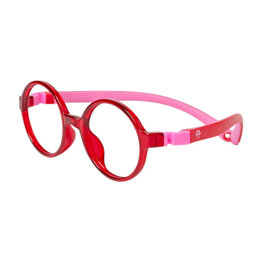 BonoKids Woody lentes de sol rojo vista frontal para mujer #color_rojo