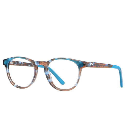 Eloisa lentes de sol azul vista frontal para hombre y mujer #color_azul