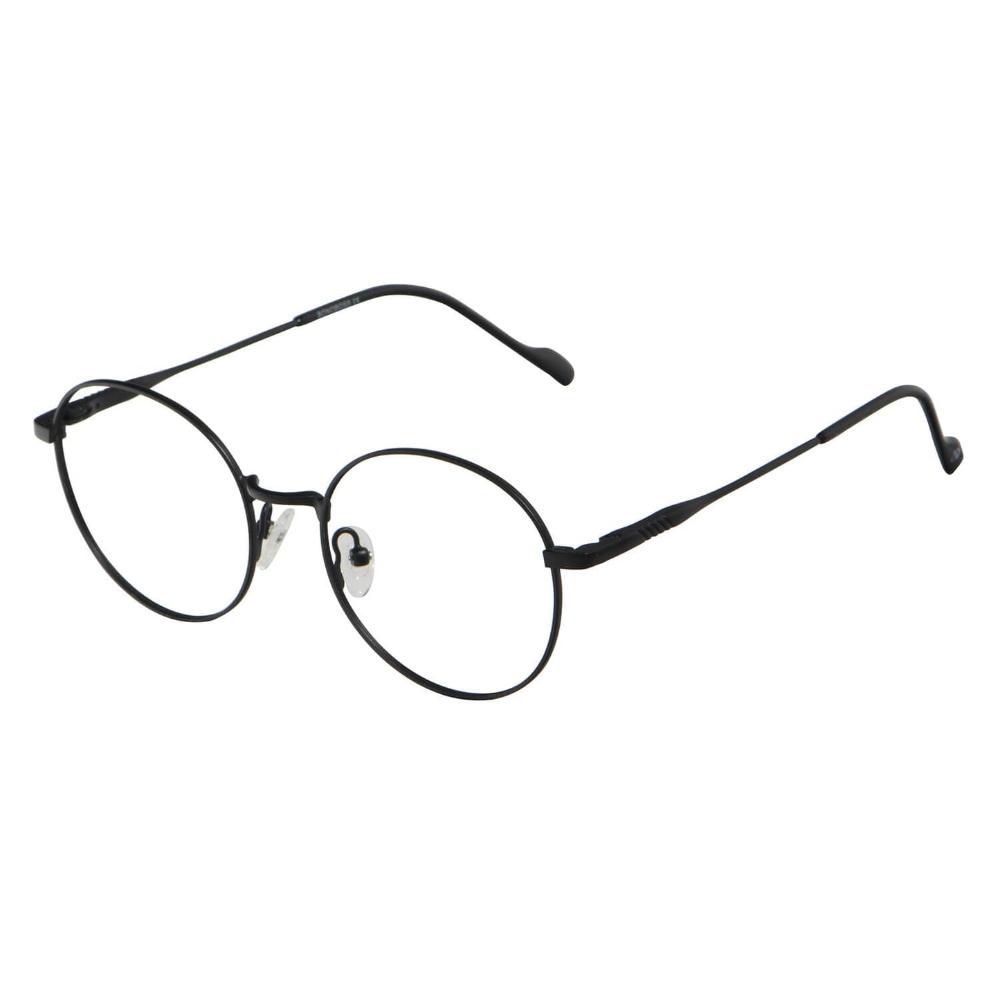 Lentes redondos ópticos para hombre y mujer para usar con receta oftalmológica y cristales ópticos #color_negro