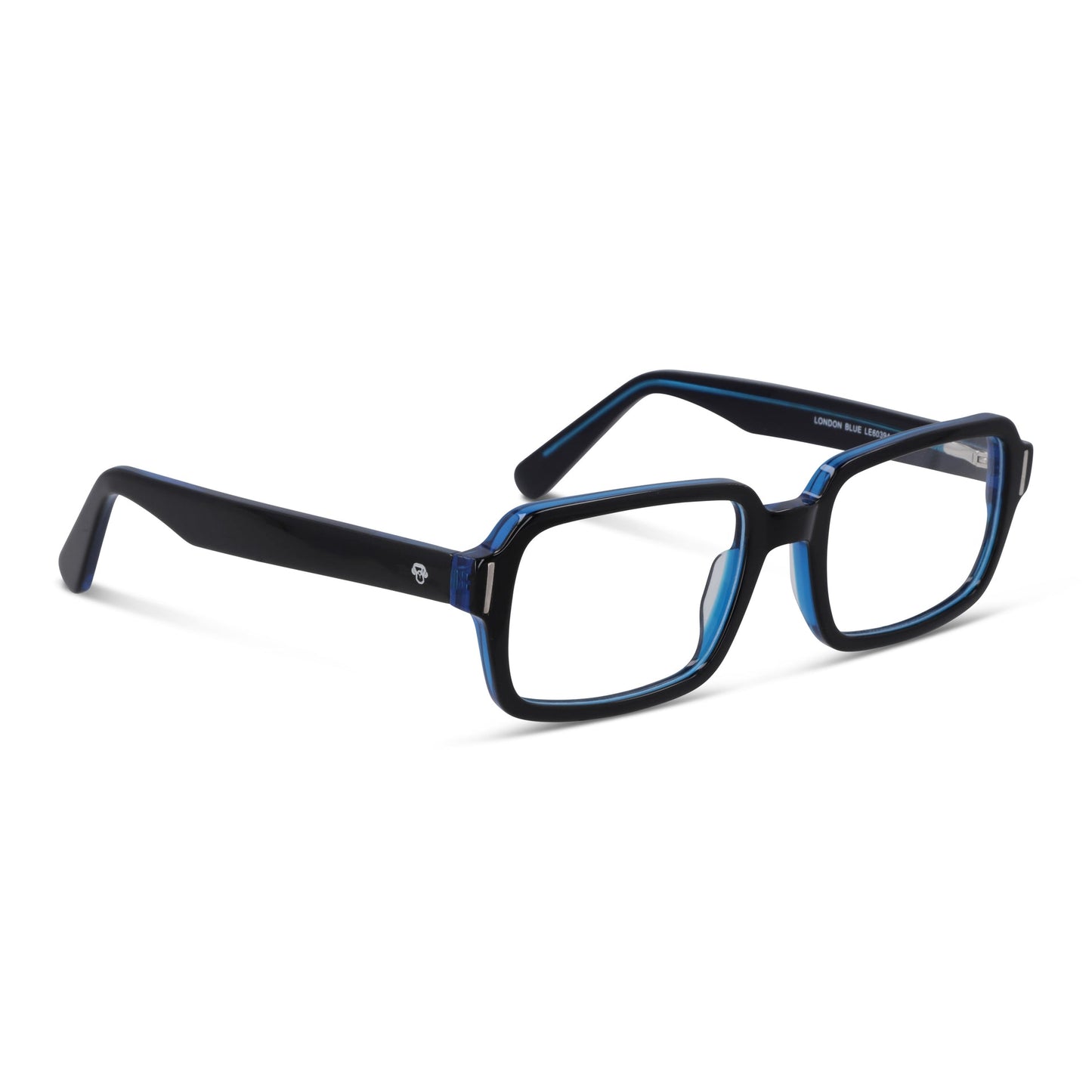 anteojos opticos lentes rectangulares clasicos grandes negros opticos para hombre y mujer #color_azul