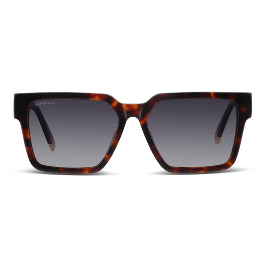 Vista frontal de Montenegro lentes ópticos hombre color carey tortoise #color_carey