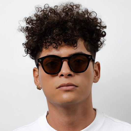 Vista frontal Lenga gafas de sol color carey #color_carey