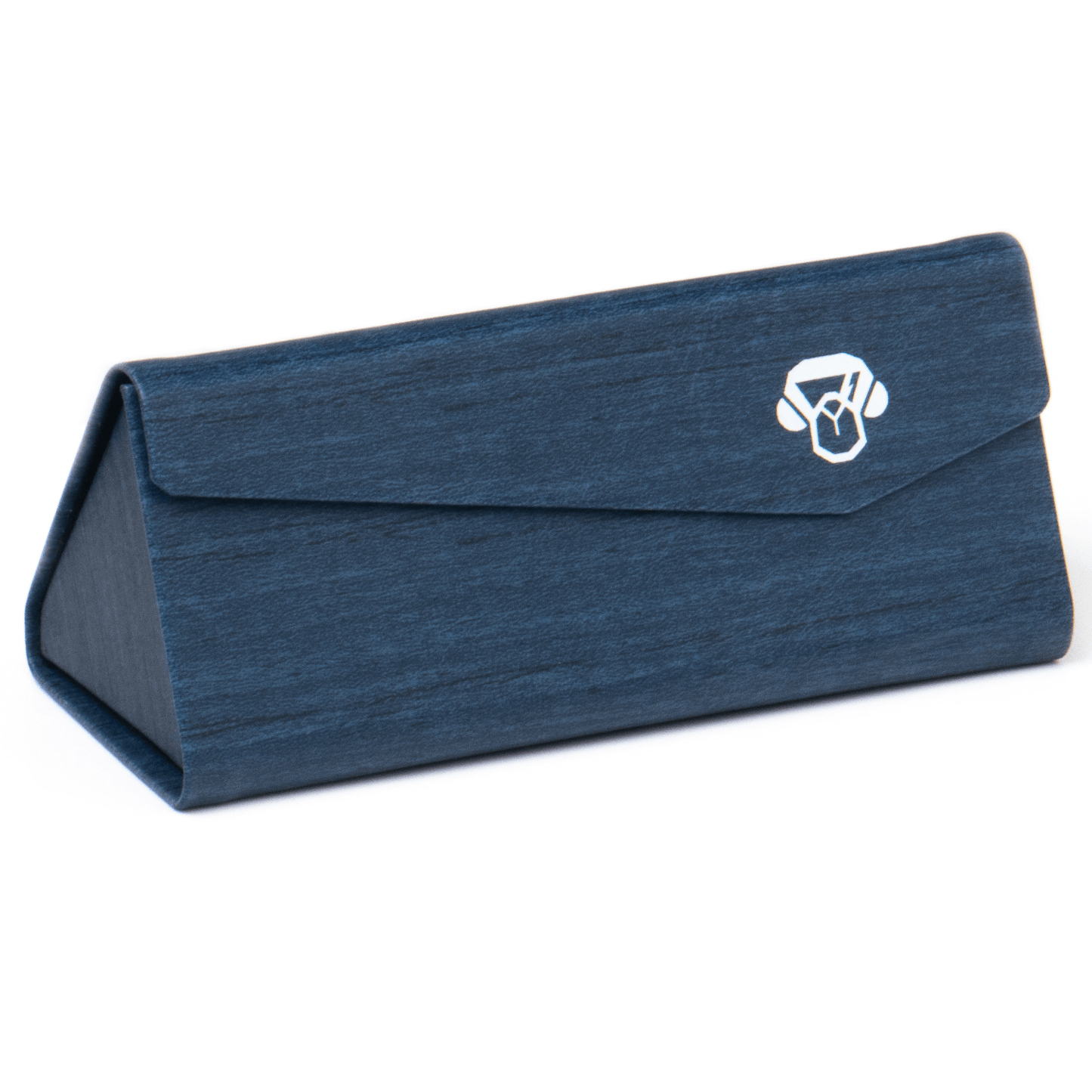 estuche plano origami para anteojos de sol polarizados y lentes ópticos hombre y mujer color azul #color_azul