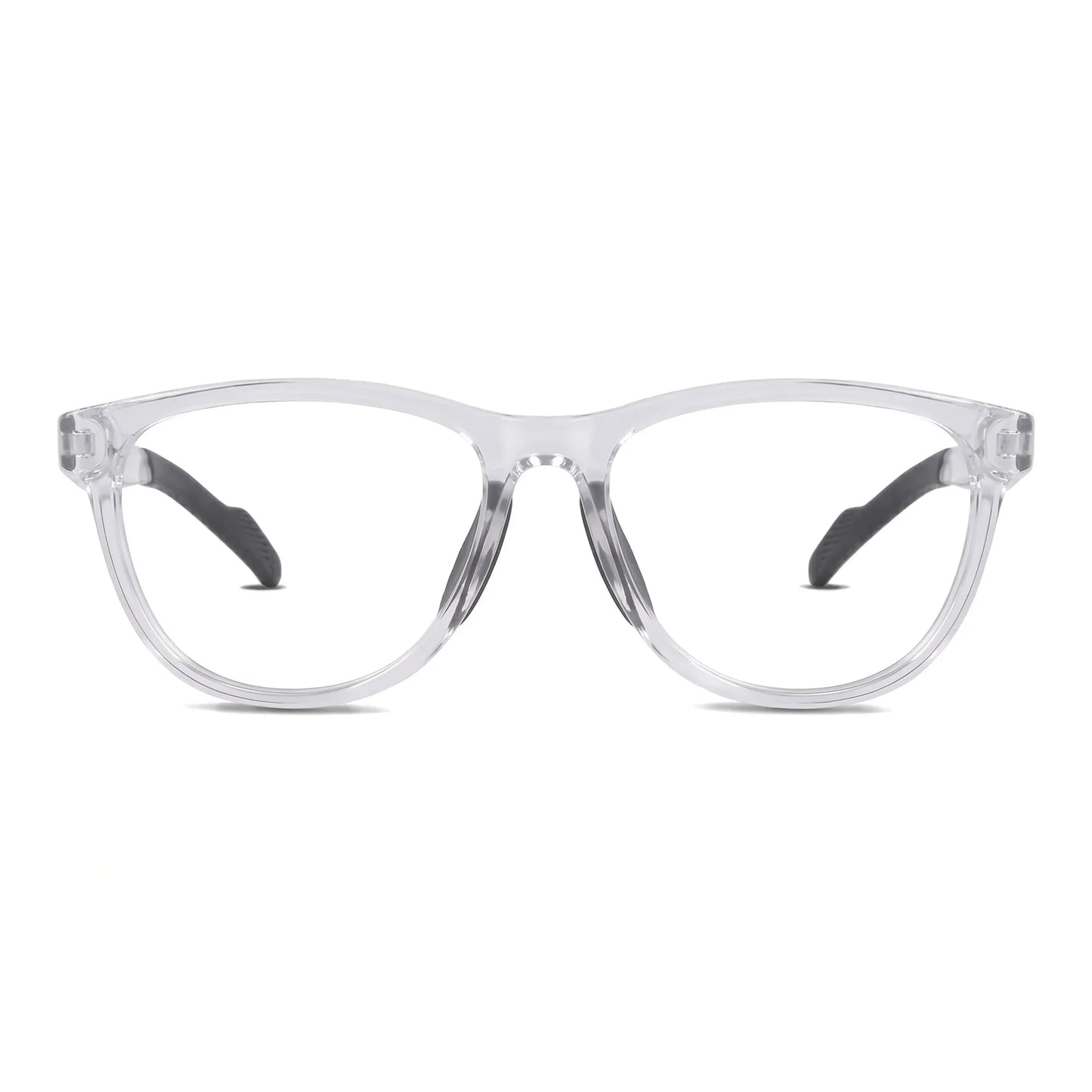 Lewis Transparente Bonoboss armazón deportivo TR90 vista frontal para velocidad #editorial_frontal #color_transparente