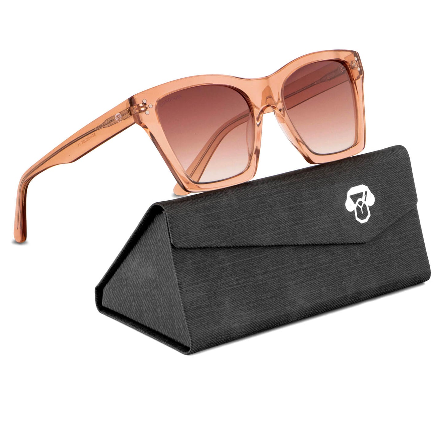 anteojos de sol rayban color damasco para mujer cuadrados grandes para cara redonda #color_damasco