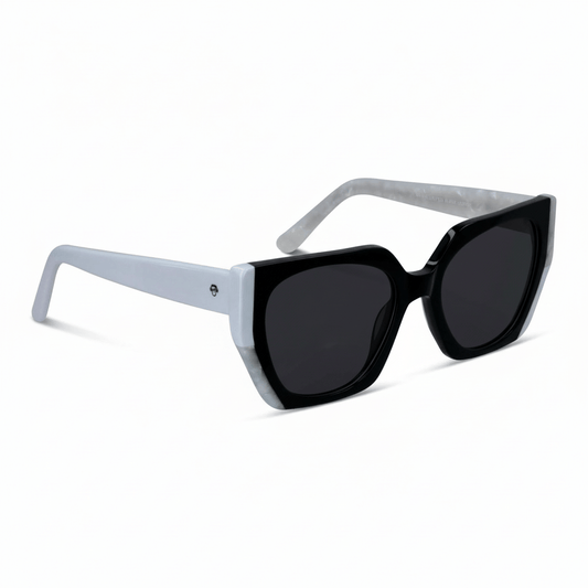 Vista frontal Di Trevi gafas de sol color negro clásico #color_negro