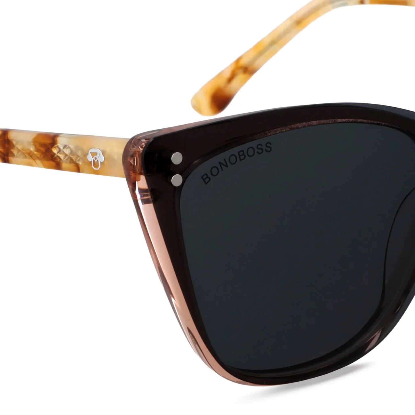 Lentes opticos Amber Clip Sol Champagne marco premium Bonoboss Chile #color_champagne