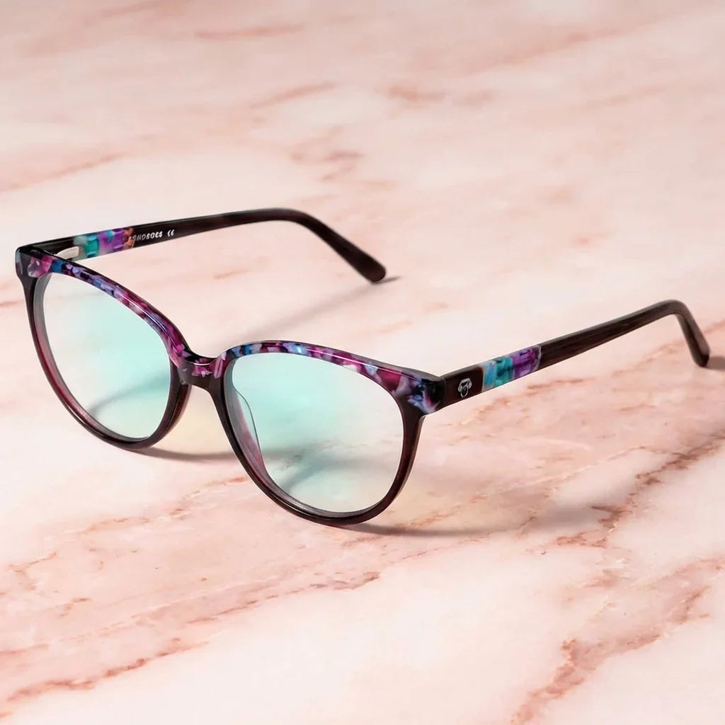 Modelo masculino con Hanga Roa lentes ópticos hombre mosaico jaspeado #color_mosaico
