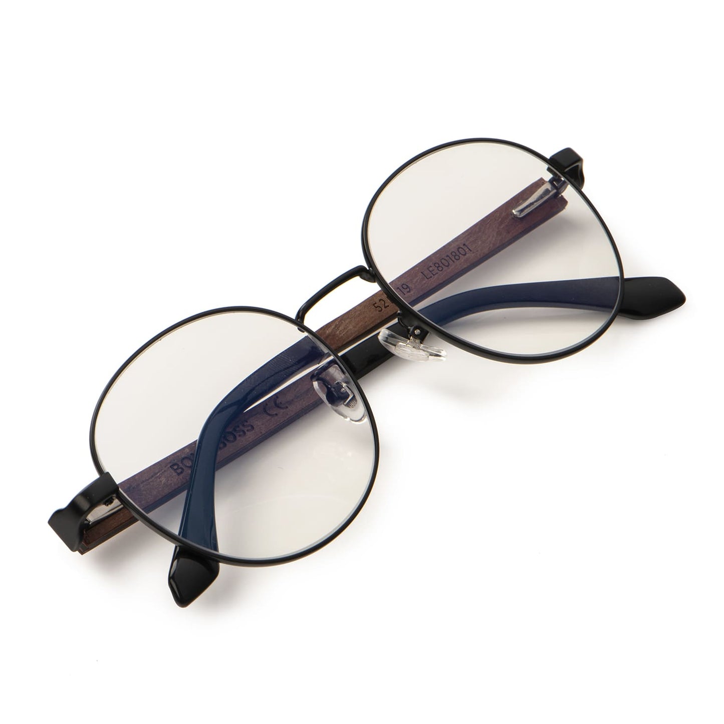 marcos lentes opticos redondos color negro pata de madera multifocal bifocal adelgazado filtro azul hombre mujer #color_negro