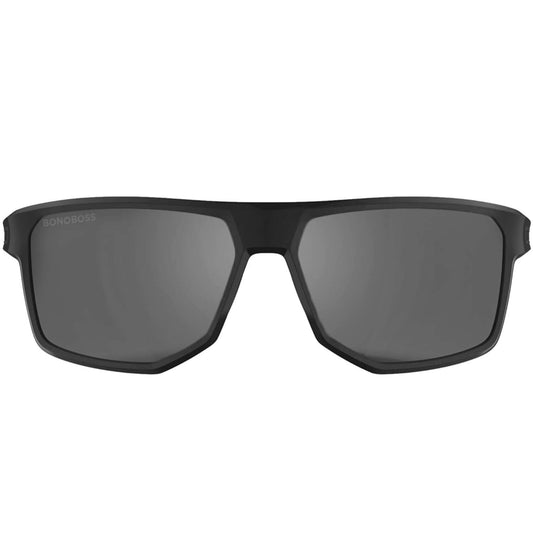 anteojos de sol deportivos polarizados  para hombre y mujer de color negro curvos #color_negro