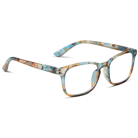 anteojos de lectura filtro azul modelo oncol Bonoboss para leer de cerca lentes para presbicia o vista cansada de color azul para hombre y mujer