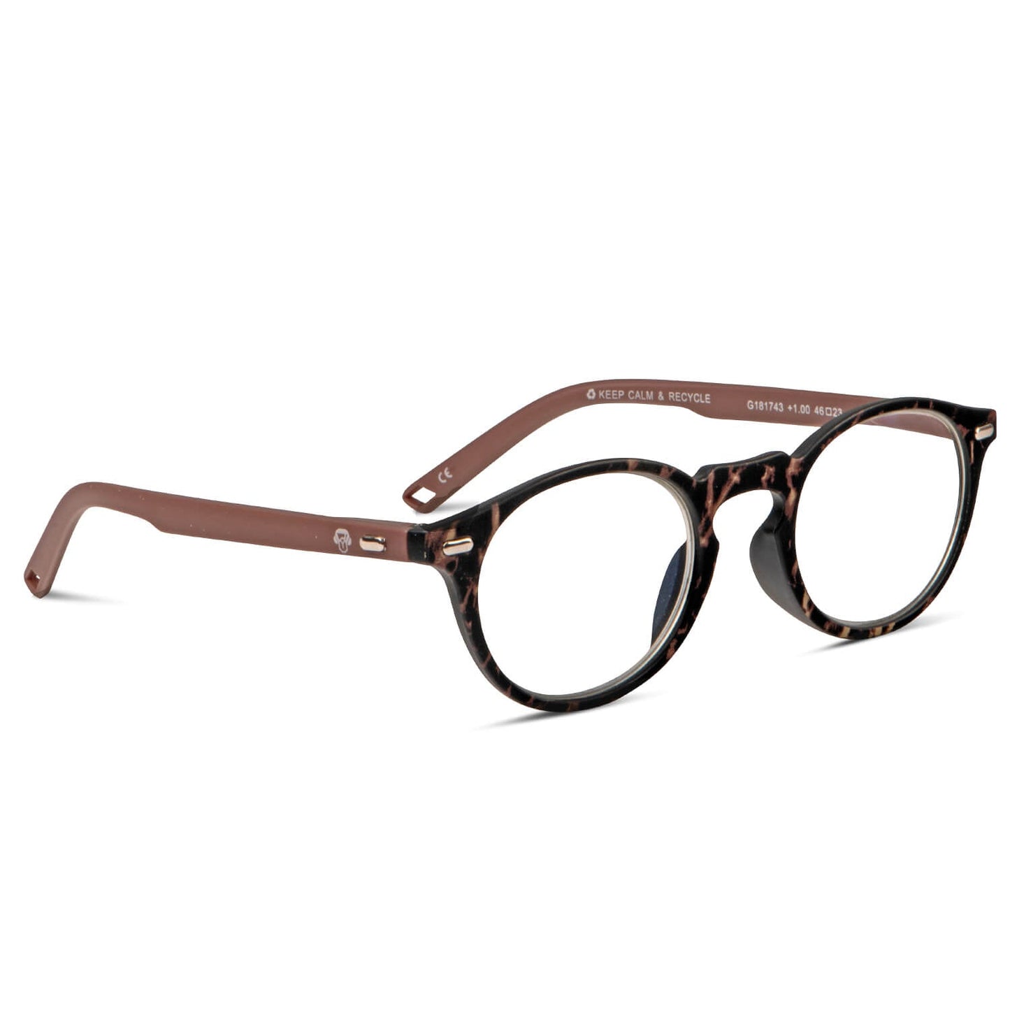 anteojos redondos de lectura con antireflejo y filtro de luz azul para hombre y mujer. Bonoboss distribuidor y mayorista de opticas