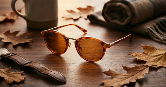 lentes de sol carey tortoiseshell modelos 2026 exhibición de producto con estilo carey/tortoiseshell fotografía editorial profesional