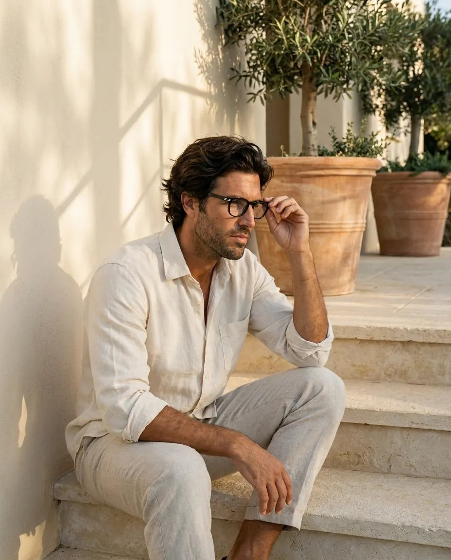 Bonoboss Dylan Negro - modelo hombre escalones villa mediterranea editorial #editorial_banner_confianza #color_negro