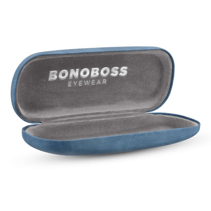 Estuche Clamb cordón para lentes con estuche de regalo Bonoboss #color_azul