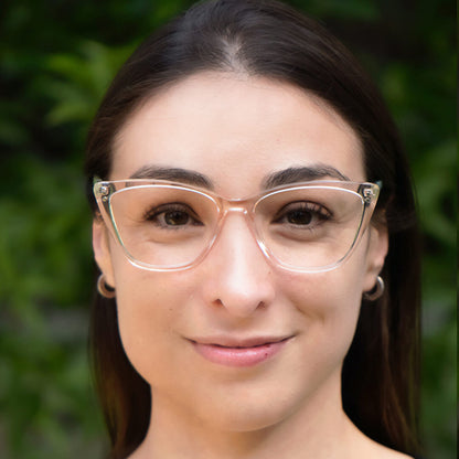 anteojos agatados para mujer de cara pequeña #color_verde