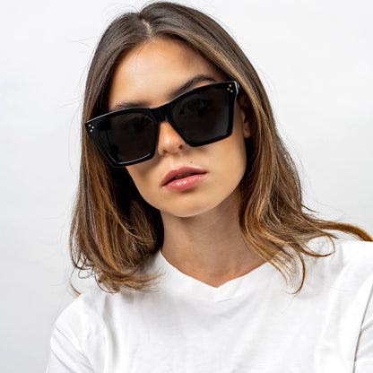 anteojos de sol rayban color negro para mujer cuadrados grandes para cara redonda #color_negro