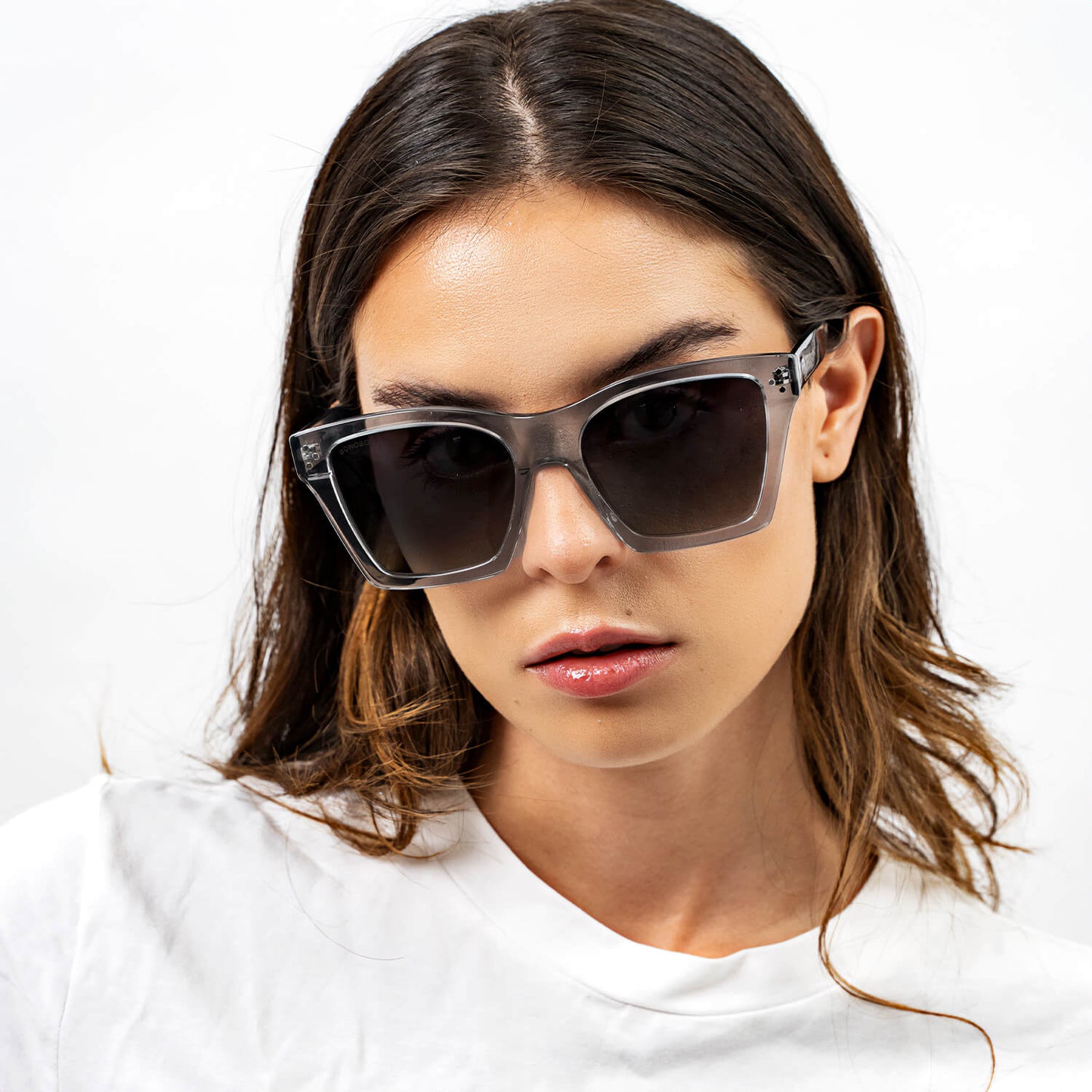 anteojos de sol rayban color gris para mujer cuadrados grandes para cara redonda #color_transparente