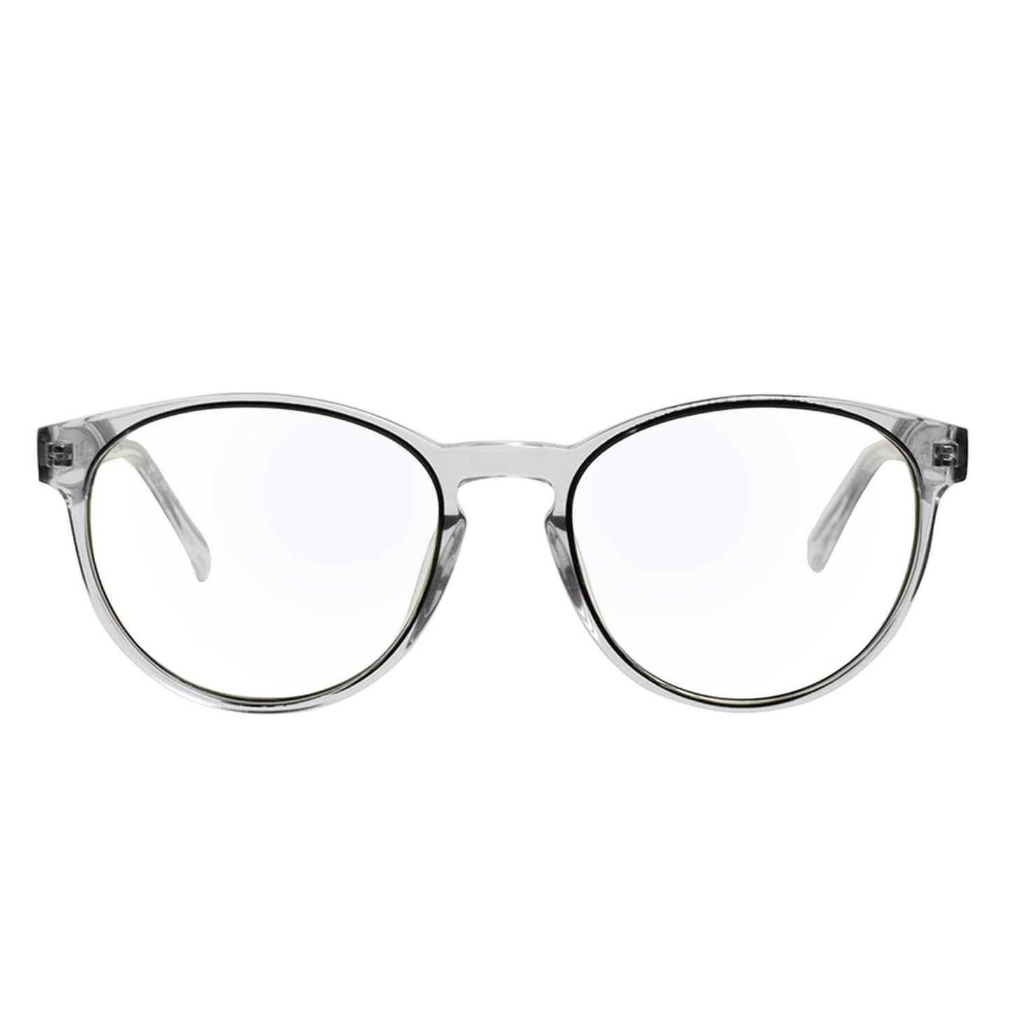 marcos lentes opticos ovalados redondos color transparente para de madera multifocal bifocal adelgazado filtro azul hombre mujer #color_transparente-negro