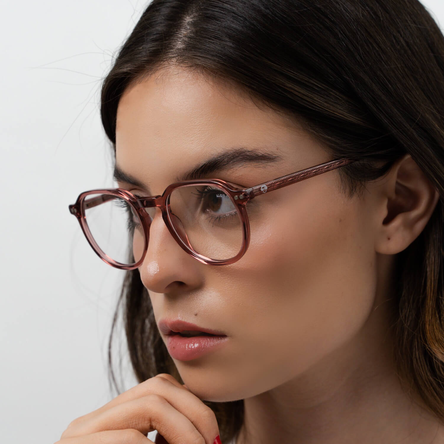Canarias lentes clip on vista frontal para mujer