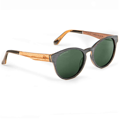 lentes anteojos de sol ovalados pata de madera color gris cristal color g15  para hombre y mujer #color_g15
