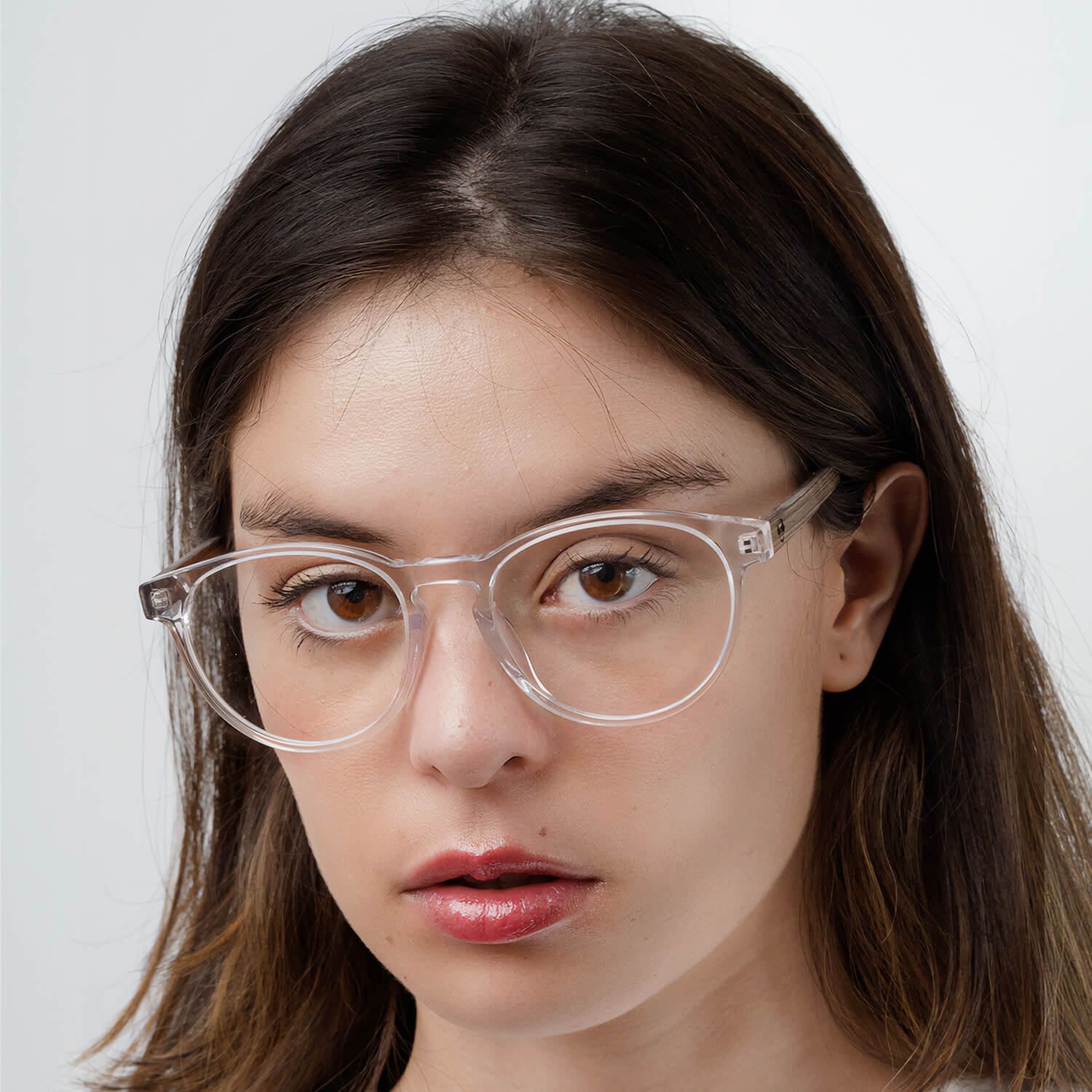 marcos lentes opticos ovalados redondos color transparente para de madera multifocal bifocal adelgazado filtro azul hombre mujer #color_transparente