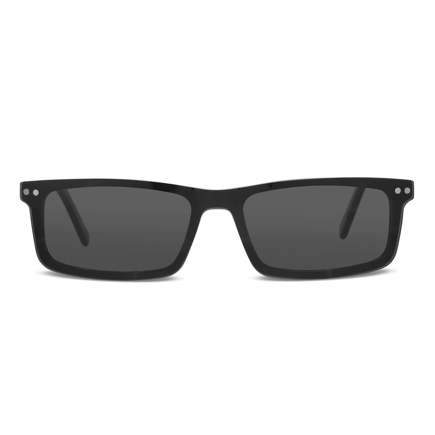 armazones rectangulares de color carey con imanes de sol o clips polarizados para hombre y mujer #color_carey