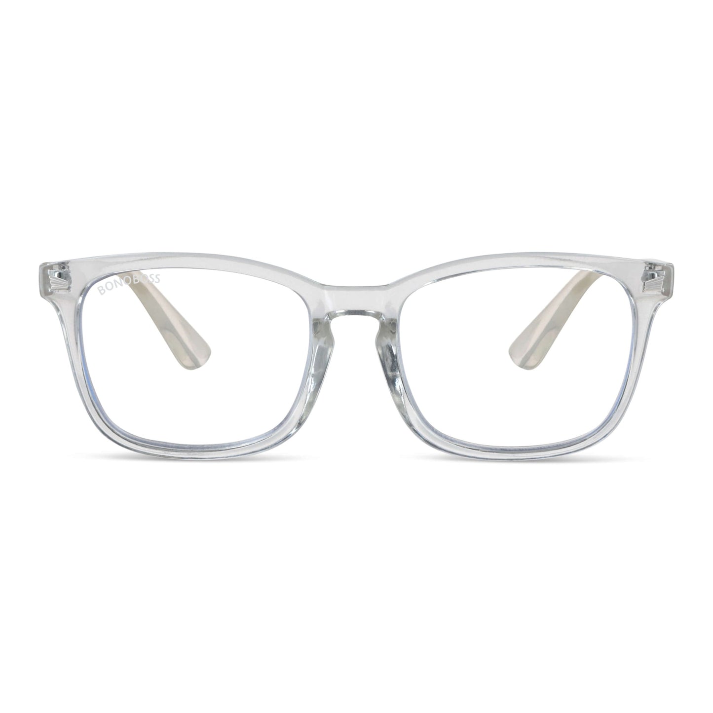 Oncol Transparent vista frontal de anteojos de lectura presbicie leer redondos ovalados para hombre mujer de cara redonda grande marco armazon de plastico reciclado y colores distintos con filtro de luz azul para las pantallas