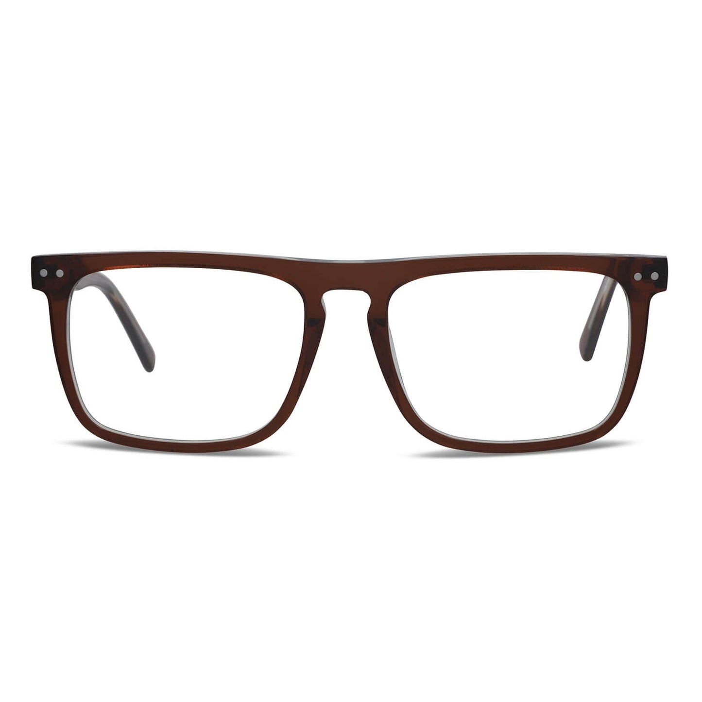 armazones marcos opticos de color café con clip de sol polarizado mica magnetica opticos con receta para hombre y mujer ecologico sustentable plastico reciclado  #color_burdeo