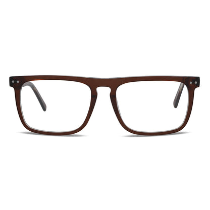 armazones marcos opticos de color café con clip de sol polarizado mica magnetica opticos con receta para hombre y mujer ecologico sustentable plastico reciclado  #color_burdeo