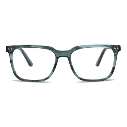 armazones marcos opticos de color verde con clip de sol polarizado mica magnetica opticos con receta para hombre y mujer ecologico sustentable plastico reciclado  #color_verde