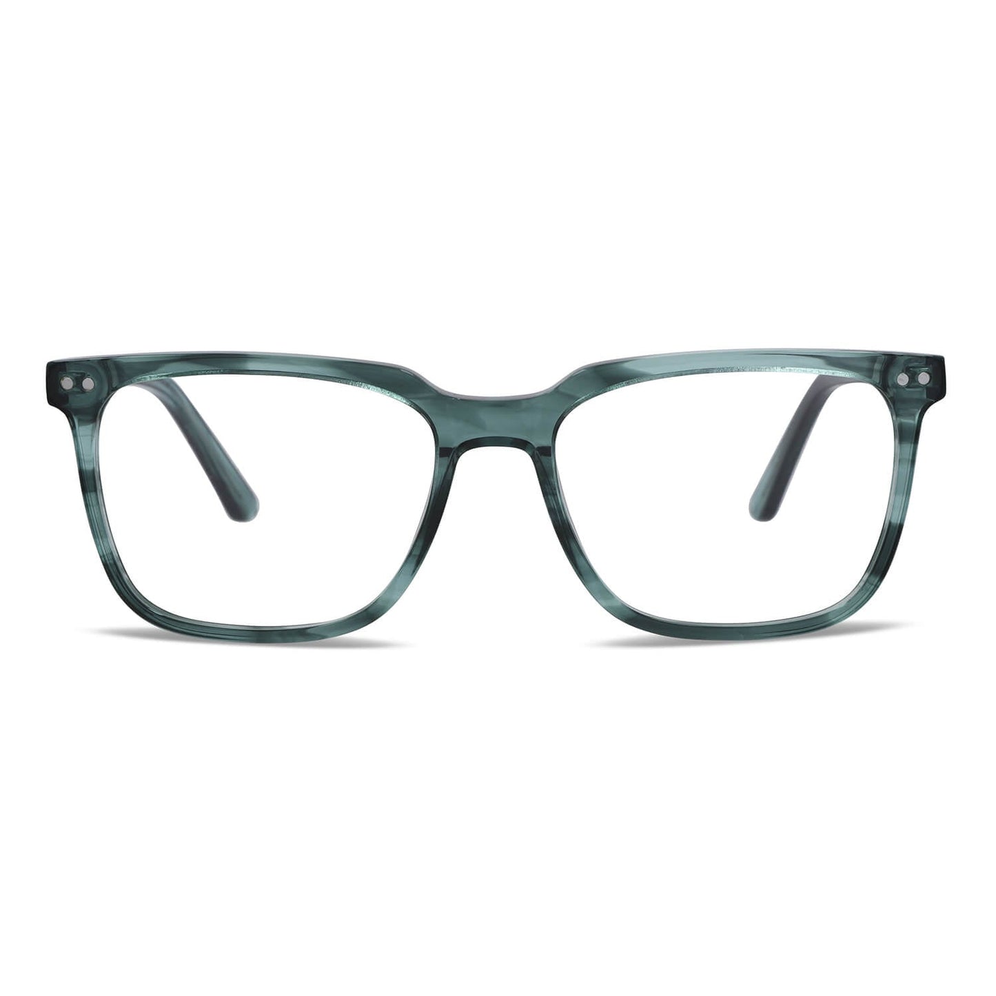 Selknam Clip Sol en tono verde lentes ópticos y de sol magnéticos de frente diseño intercambiable #color_verde