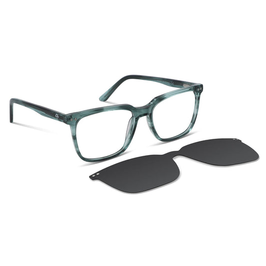 Verde Selknam Clip Sol sobrelentes vista de frente unisex #color_verde
