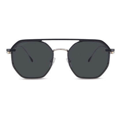 Modelo Galápagos Stainless lentes ópticos clip on frontal unisex