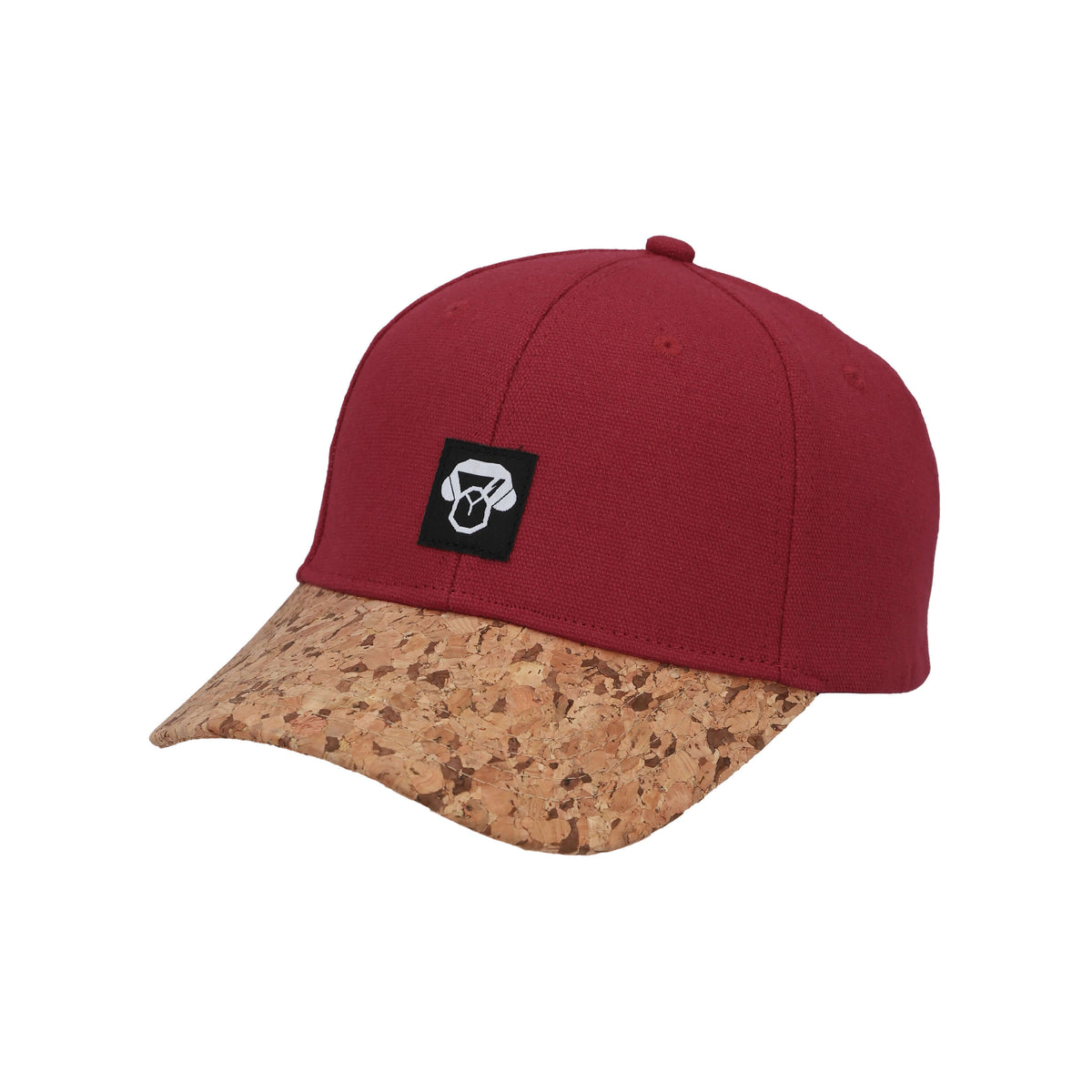 Gorro Corcho Burdeo gorro vista frontal diseño universal