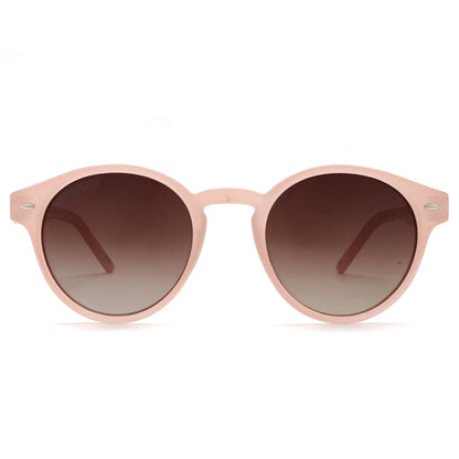 Joplin RPET lentes de sol rosado vista angulada 3/4 para mujer #color_rosado