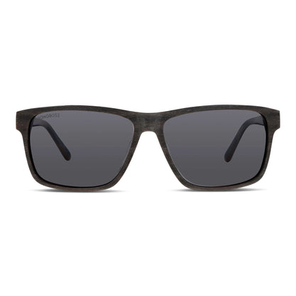 Vista frontal de Keule lentes ópticos hombre color #color_cacao