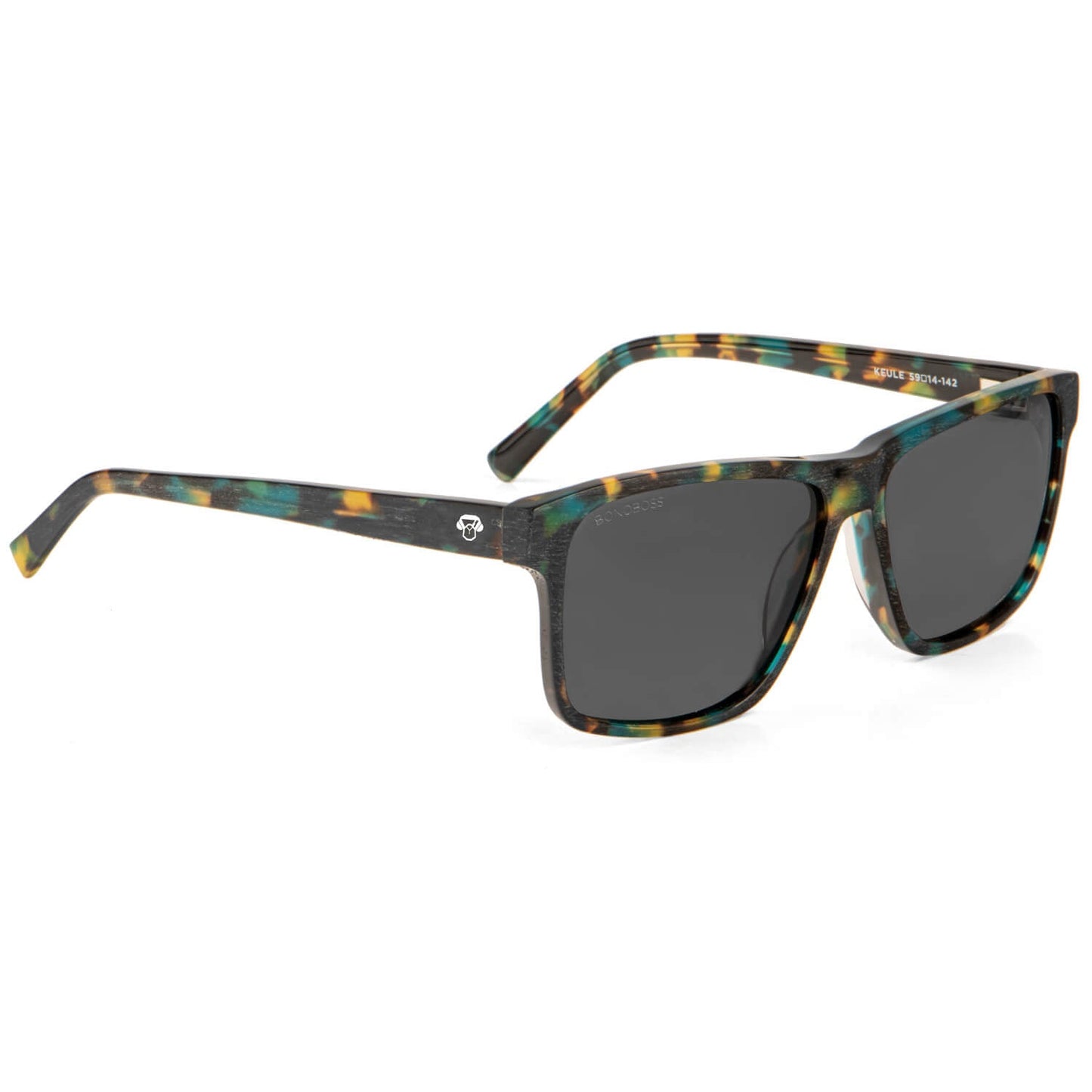 lentes de sol cuadrados grandes para hombre y mujer polarizados cara redonda grande receta optica mayorista plastico reciclado #color_verde