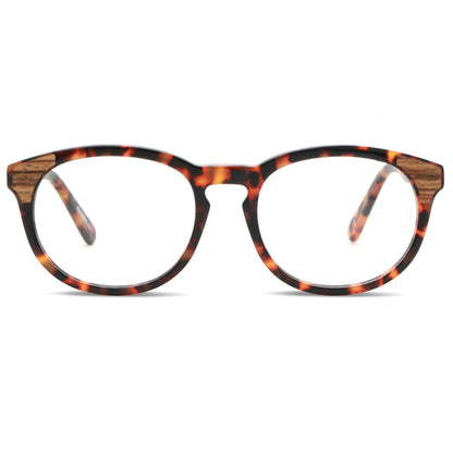 Chiloé 0084 Optical lentes ópticos carey tortoise vista frontal diseño universal #color_carey