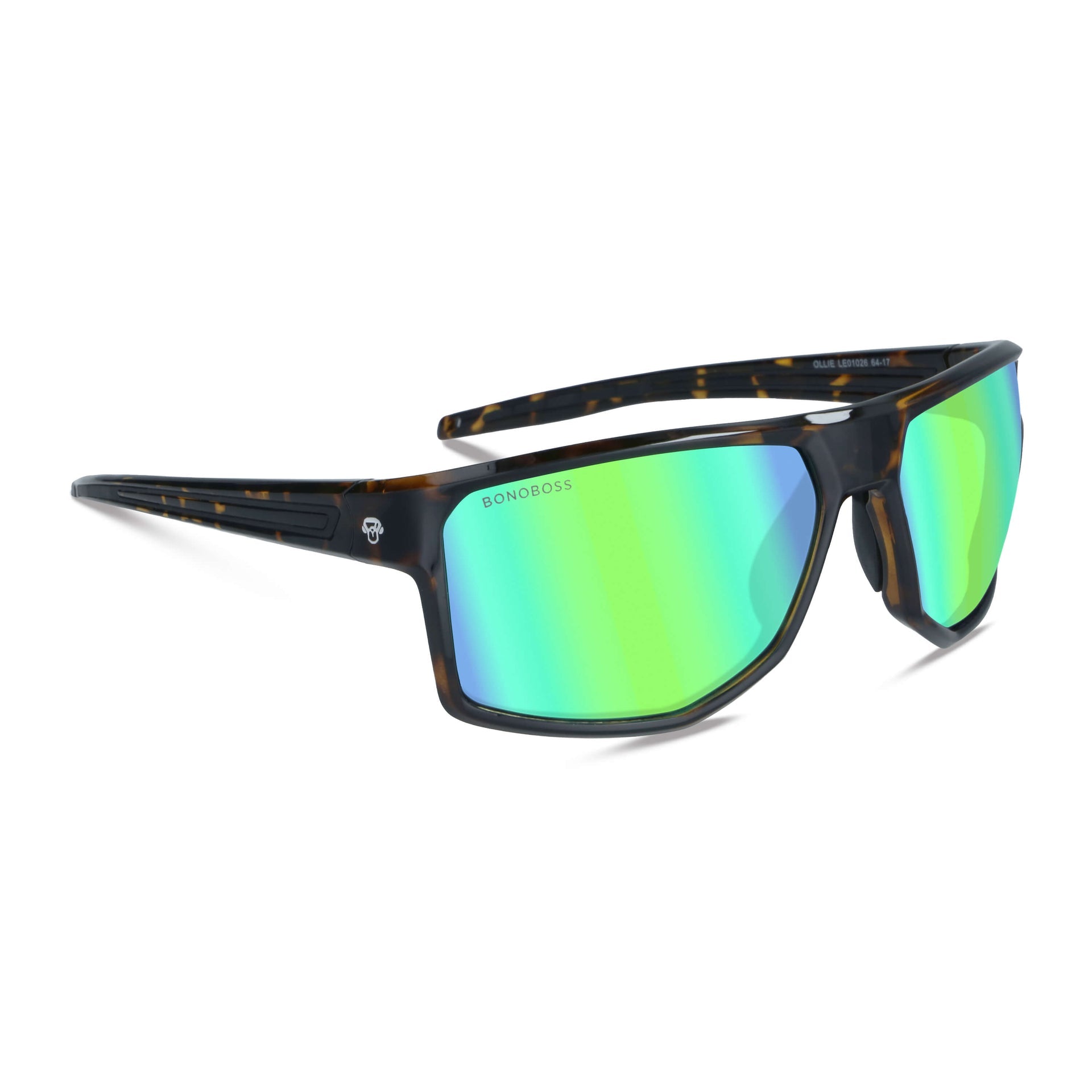 Frontal Ollie lentes deportivos ópticos cristal espejado verde lentes intercambiables #color_espejado-verde
