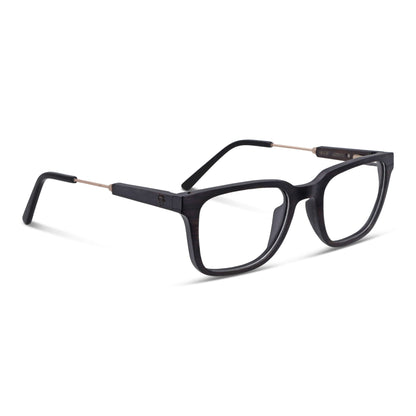 Vista frontal de Thanos Ébano Natural gafas ópticos color para hombre y mujer