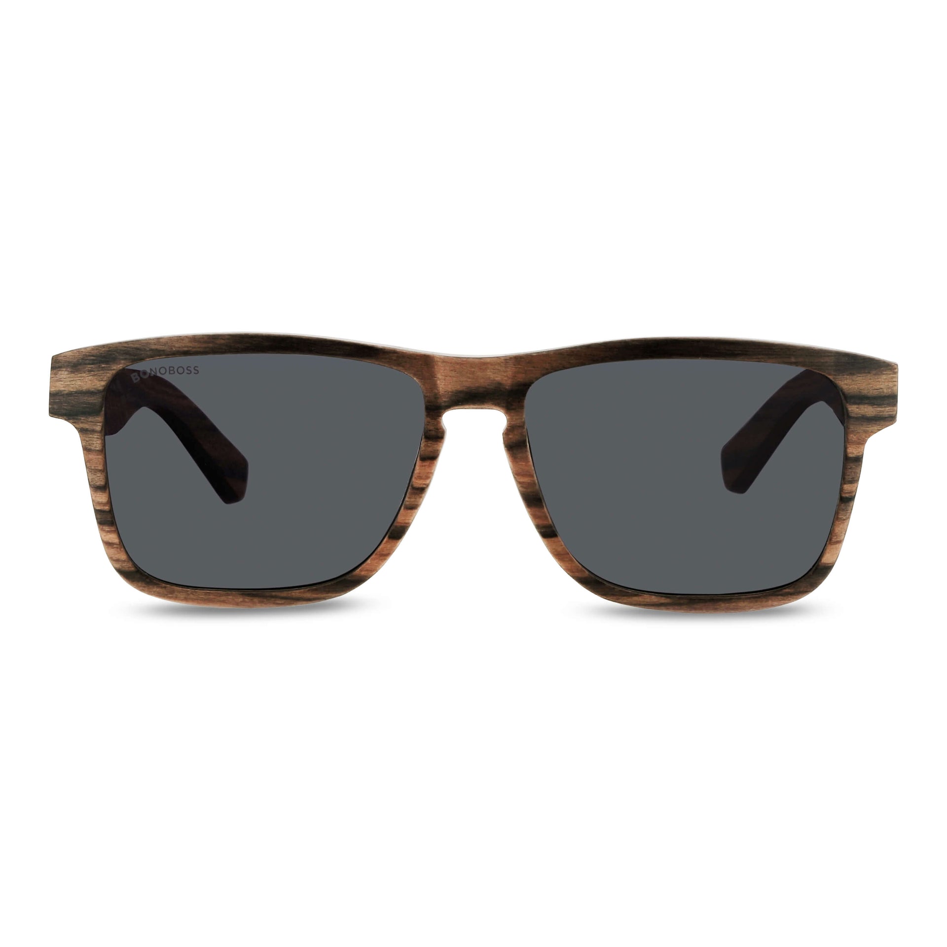 lentes anteojos de sol cuadrados rectangulares de madera color cristal color negro para hombre 