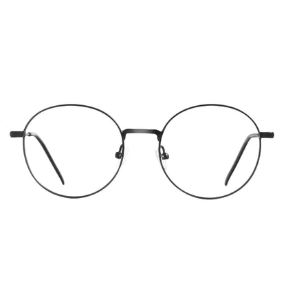 Hombre luciendo Round Clip Sol clip de sol polarizado negro clásico bio-acetato #color_negro