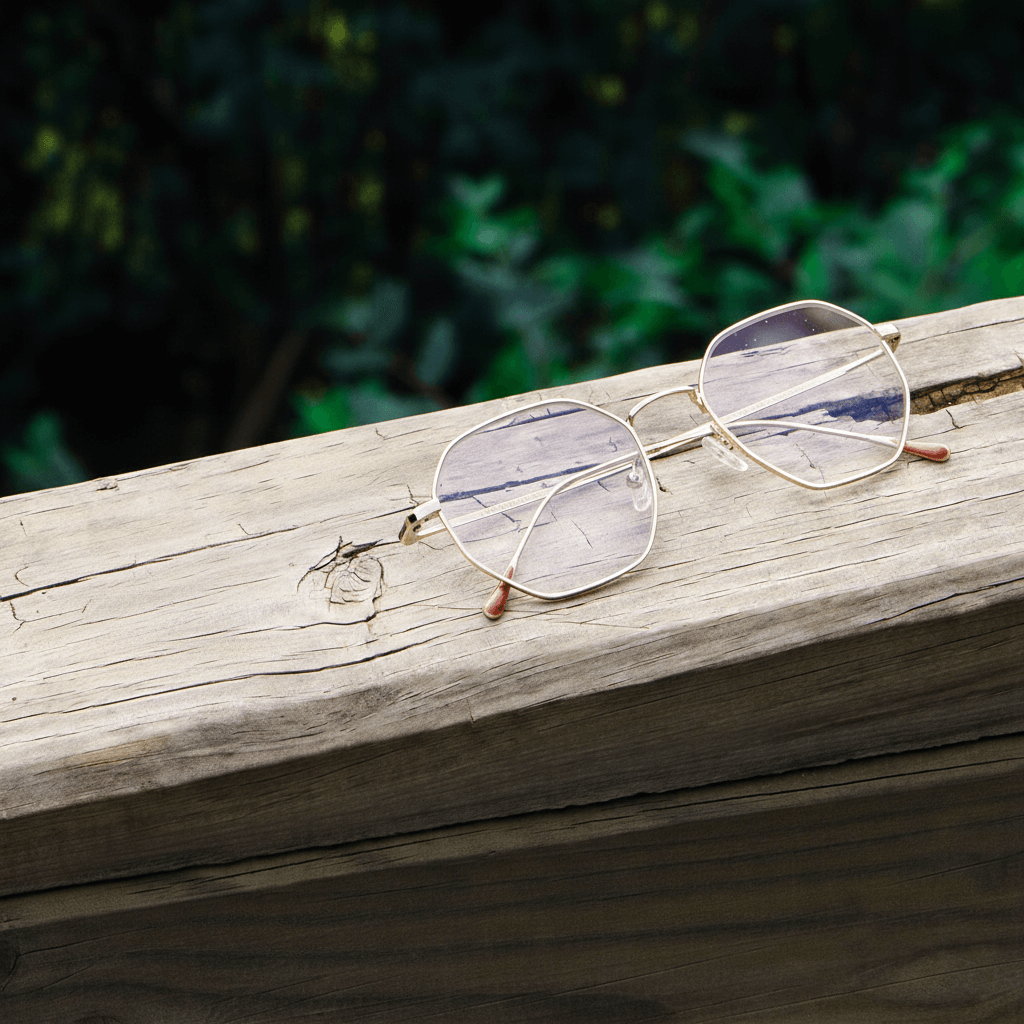 armazon optico con clip de sol polarizado delgado y liviano con o sin receta optica bonoboss distribuidor de marcos opticos mayorista de opticas #color_gold