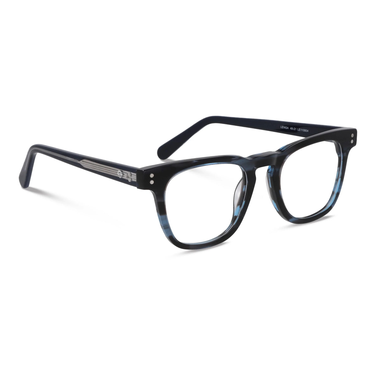 Lenga Clip Sol azul sobrelentes vista de frente #color_azul