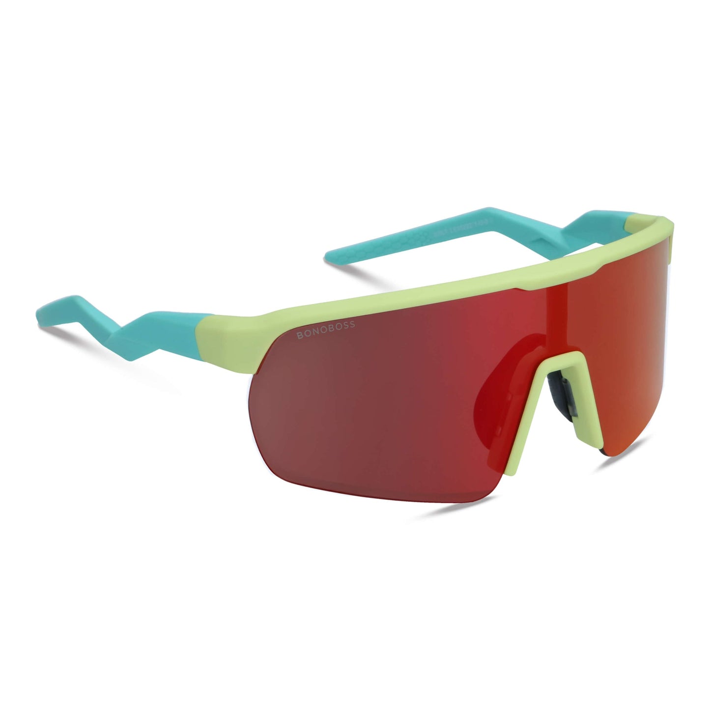 Bolt lentes deportivos amarillo diseño frontal para mujer #color_amarillo