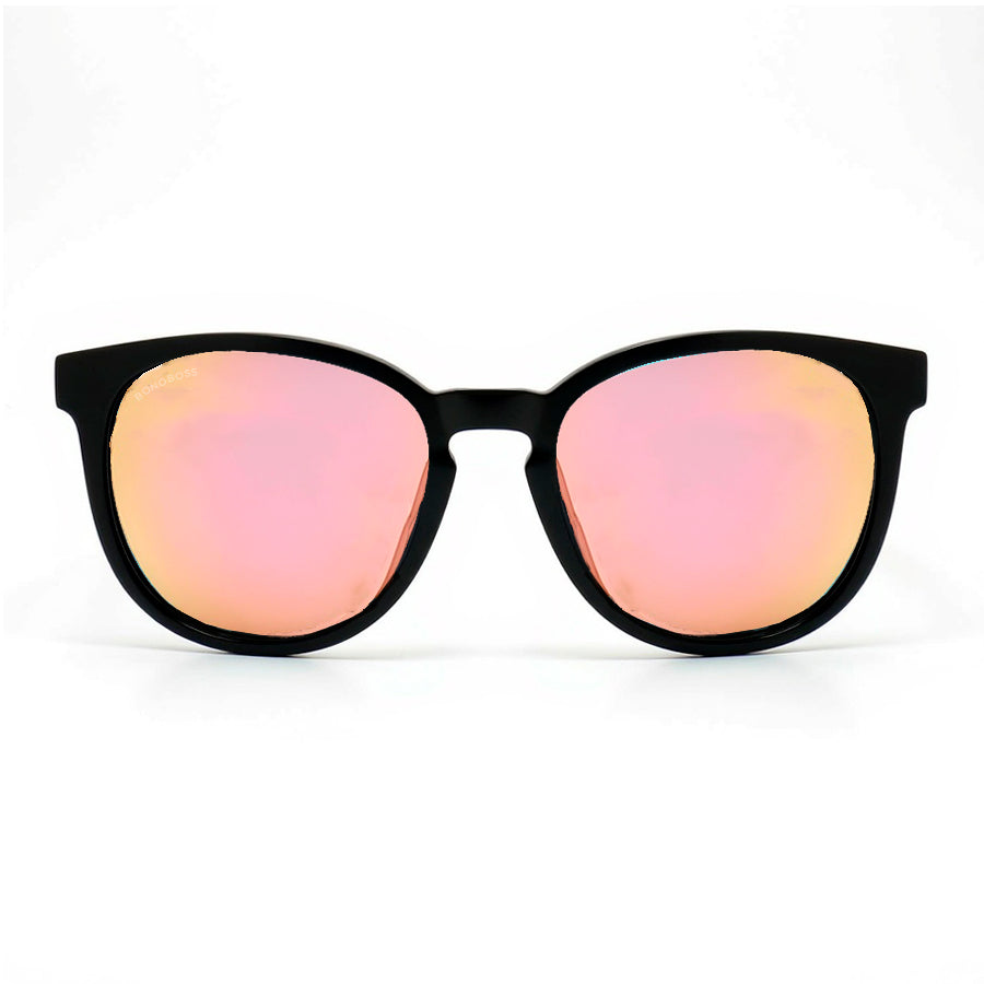 Meli Dark lentes de sol UV400 acabado estilo retro para hombre y mujer #color_espejado-rosado