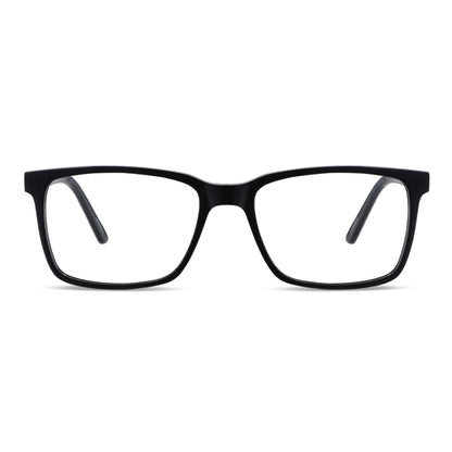 Eduardo XL lentes luz azul negro diseño frontal para mujer #color_negro