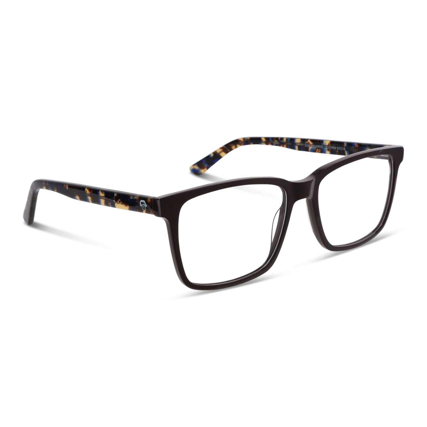 Eduardo XL lentes de lectura hombre café diseño frontal #color_brown